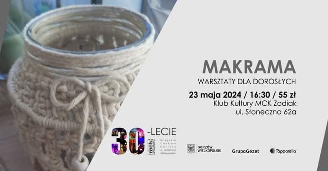 Makrama – warsztaty dla dorosłych