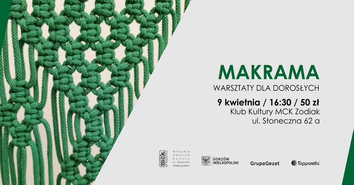 Makrama – warsztaty dla dorosłych