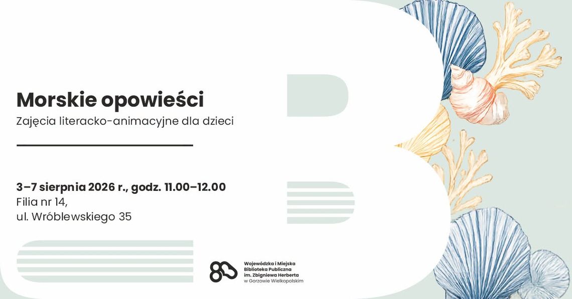 Morskie opowieści – zajęcia literacko-animacyjne dla dzieci