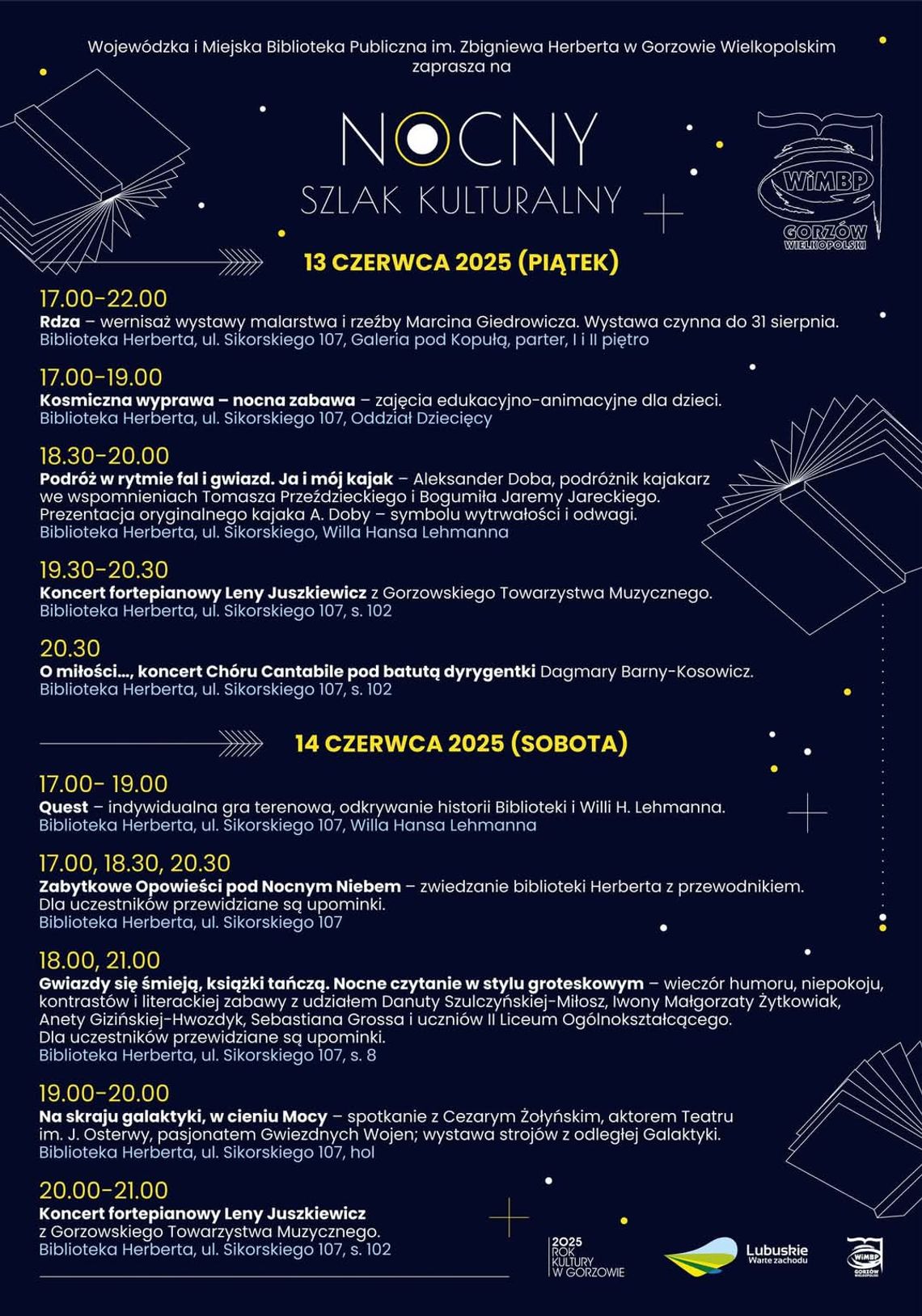 Nocny Szlak Kulturalny 2024 z WiMBP Nocny Szlak Kulturalny 2024 z WiMBP