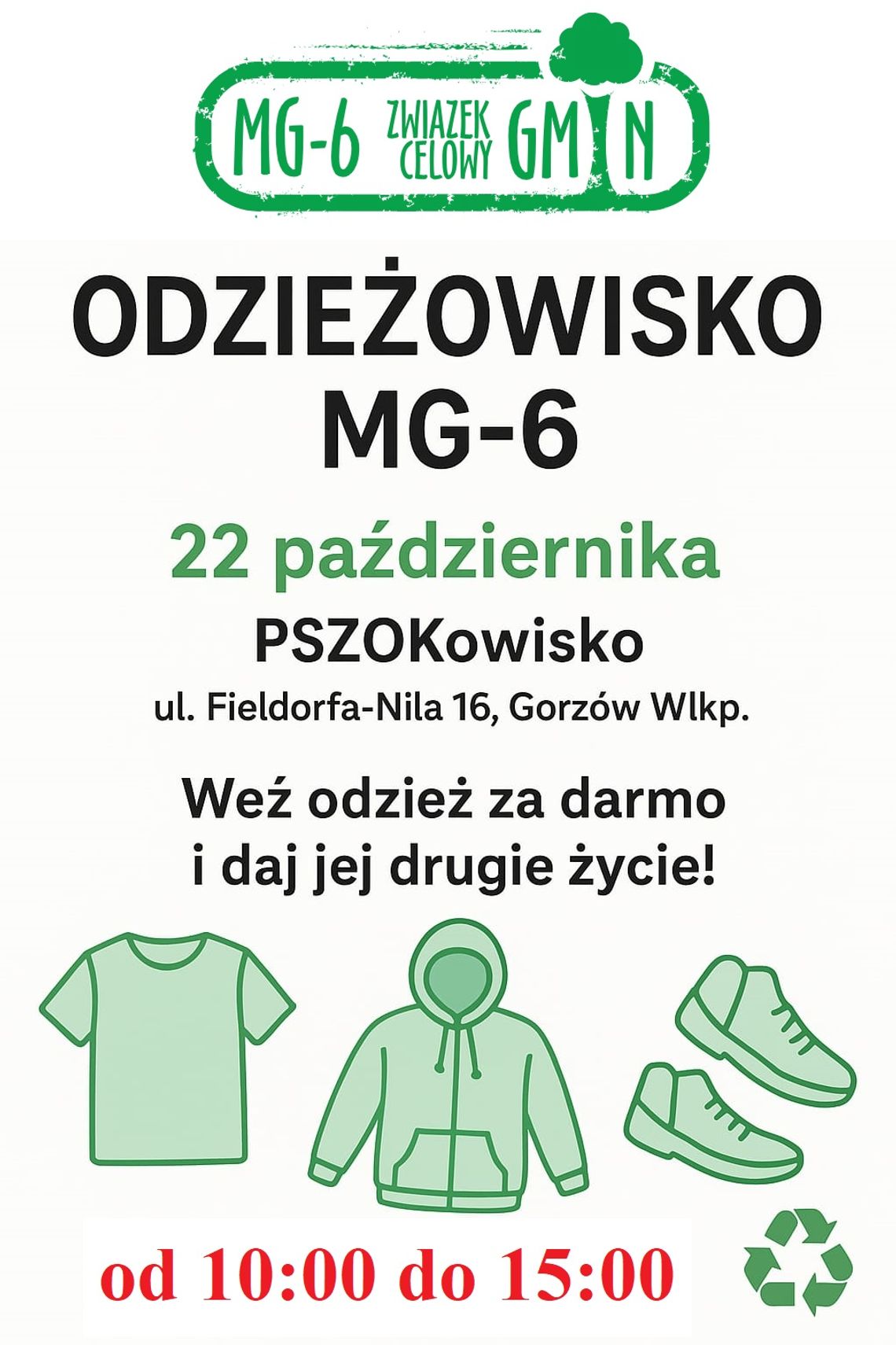 Odzieżowisko MG-6 Odzieżowisko MG-6