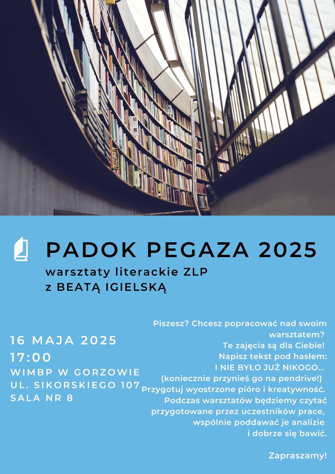 Padok Pegaza – warsztaty literackie