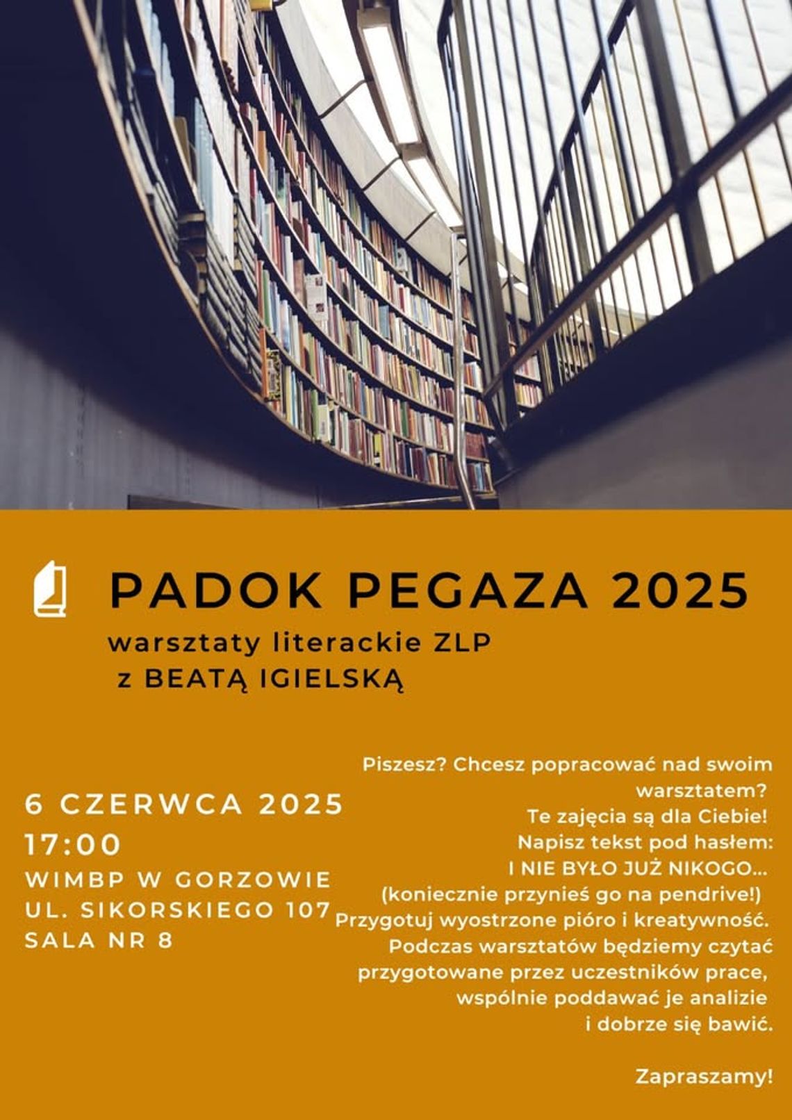 Padok Pegaza – warsztaty literackie