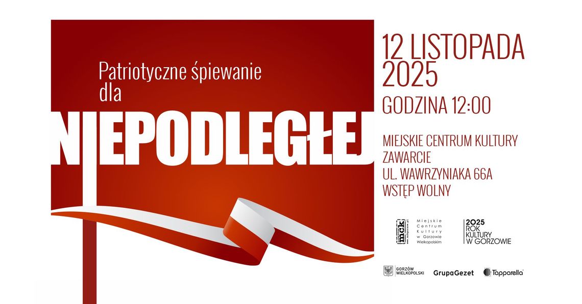 Patriotyczne śpiewanie dla Niepodległej Patriotyczne śpiewanie dla Niepodległej