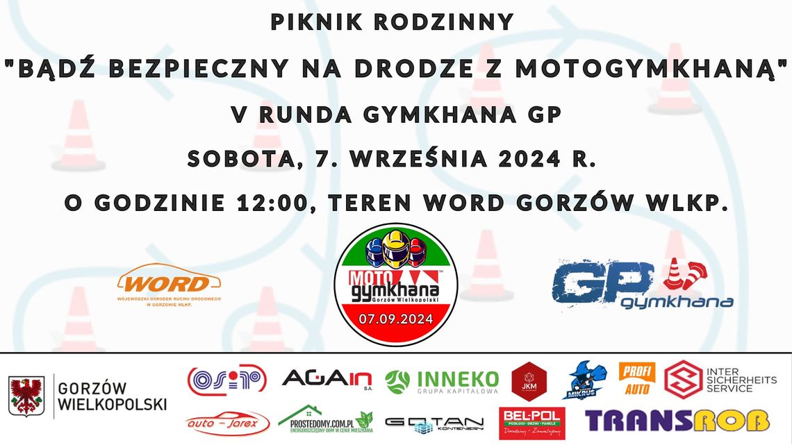 Piknik rodzinny - Bądź bezpieczny na drodze z Motogymkhaną Piknik rodzinny - Bądź bezpieczny na drodze z Motogymkhaną