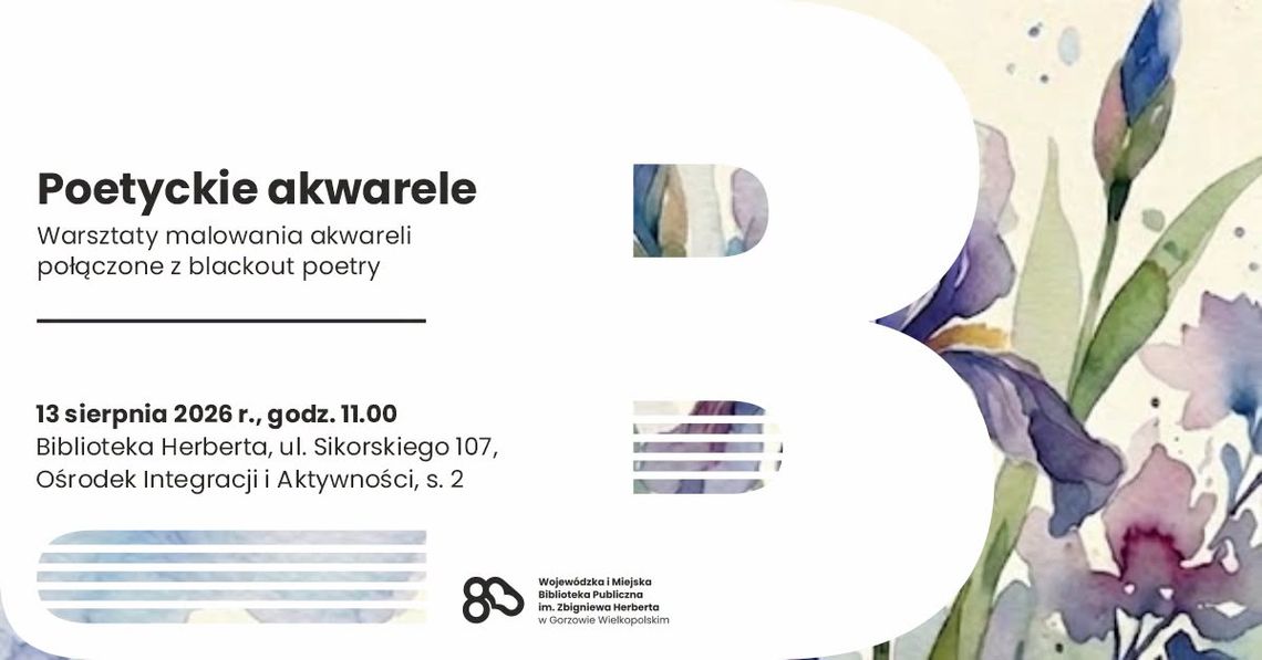 Poetyckie akwarele – warsztaty malowania akwareli