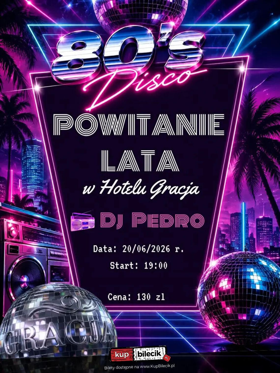 Powitanie lata w stylu lat 80. Powitanie lata w stylu lat 80.