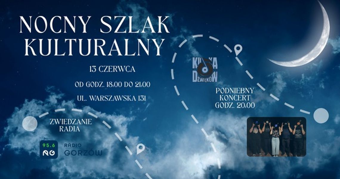 Radio Gorzów na mapie Nocnego Szlaku Kulturalnego Radio Gorzów na mapie Nocnego Szlaku Kulturalnego