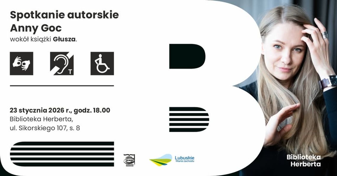 Spotkanie autorskie z Anną Goc