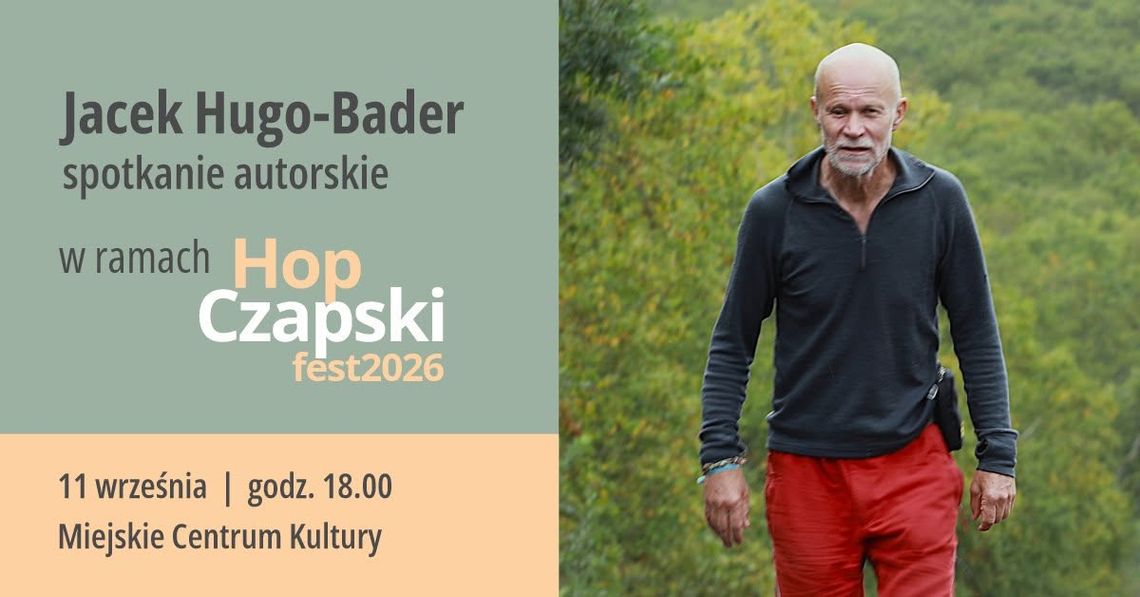 Spotkanie autorskie z Jackiem Hugo-Baderem