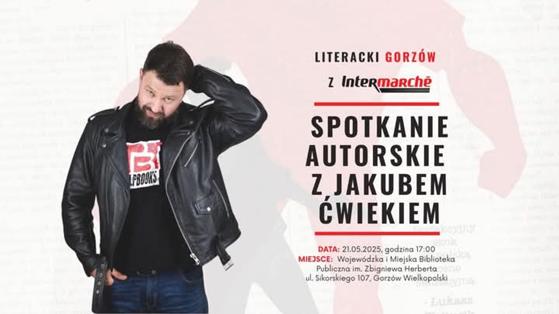Spotkanie autorskie z Jakubem Ćwiekiem Spotkanie autorskie z Jakubem Ćwiekiem