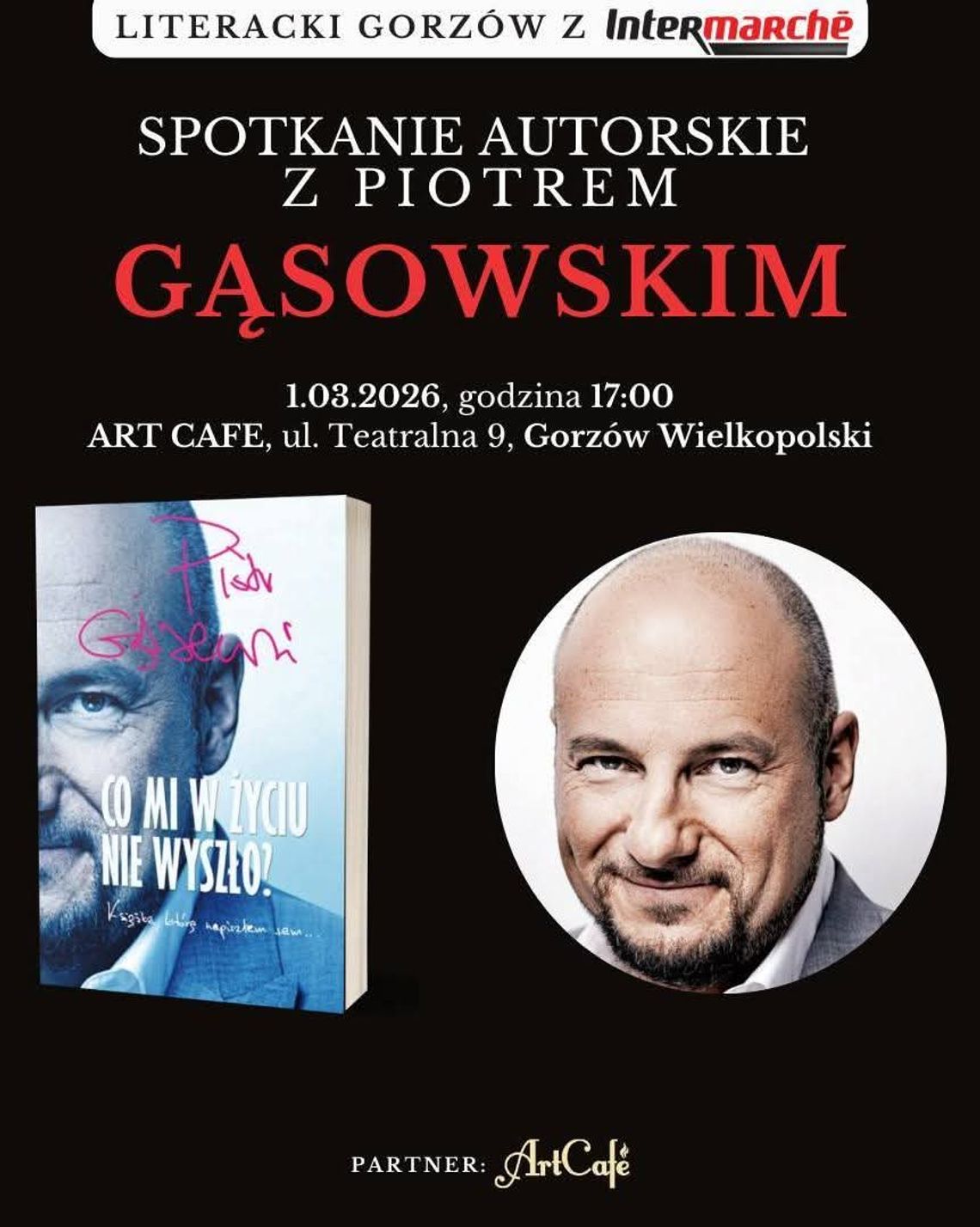 Spotkanie autorskie z Piotrem Gąsowskim