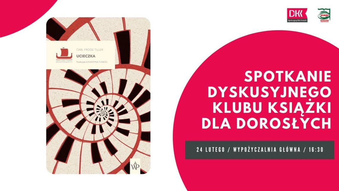 Spotkanie Dyskusyjnego Klubu Książki dla dorosłych