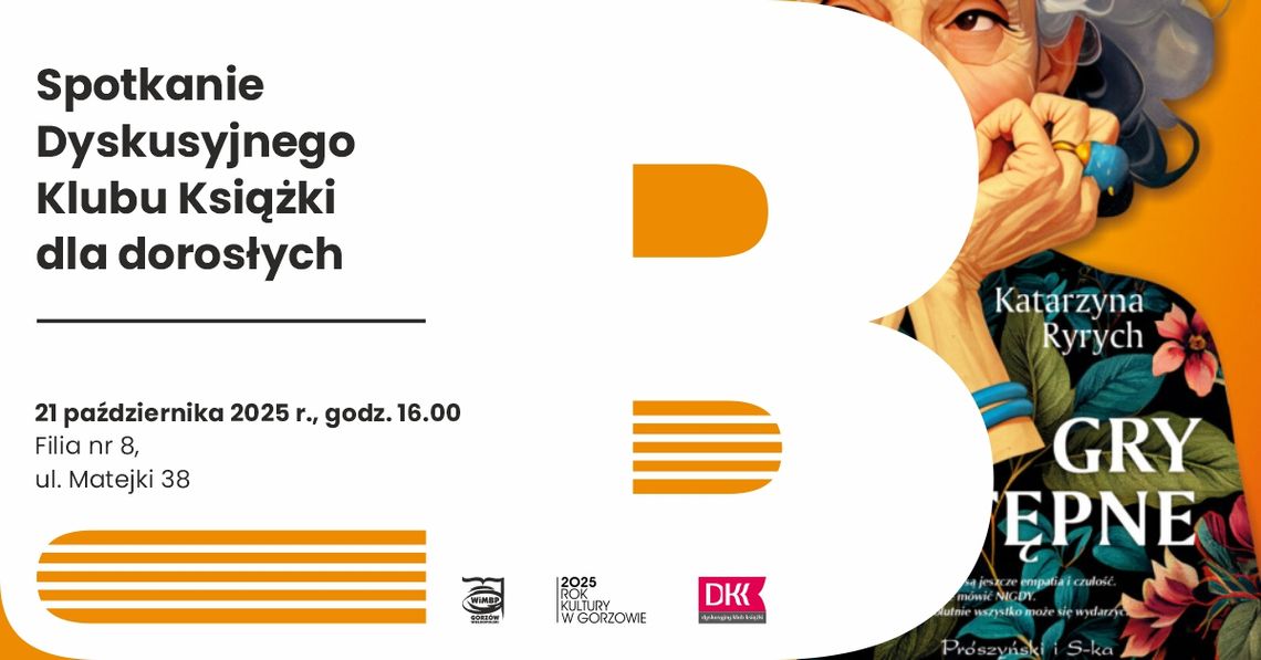 Spotkanie Dyskusyjnego Klubu Książki dla dorosłych