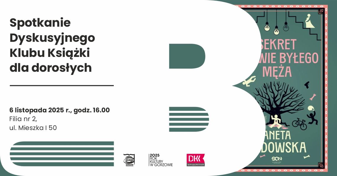 Spotkanie Dyskusyjnego Klubu Książki dla dorosłych Spotkanie Dyskusyjnego Klubu Książki dla dorosłych