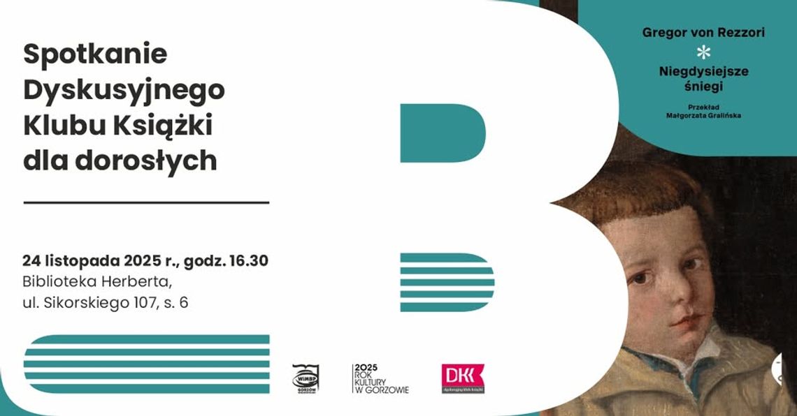 Spotkanie Dyskusyjnego Klubu Książki dla dorosłych Spotkanie Dyskusyjnego Klubu Książki dla dorosłych