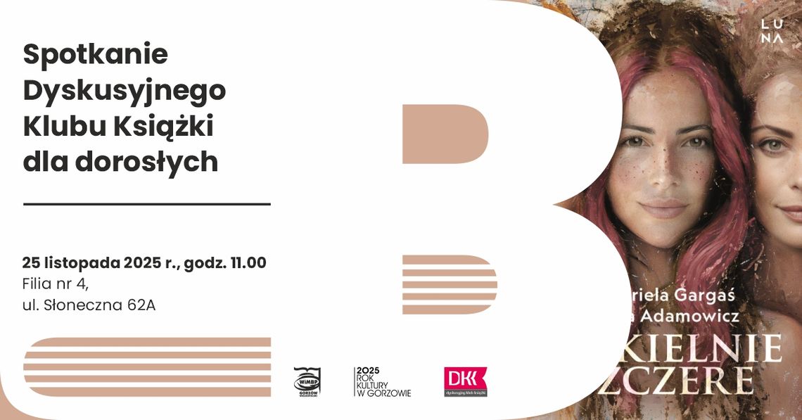 Spotkanie Dyskusyjnego Klubu Książki dla dorosłych Spotkanie Dyskusyjnego Klubu Książki dla dorosłych