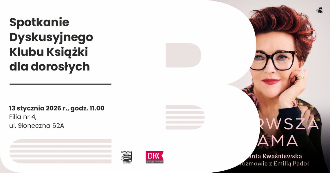 Spotkanie Dyskusyjnego Klubu Książki dla dorosłych Spotkanie Dyskusyjnego Klubu Książki dla dorosłych