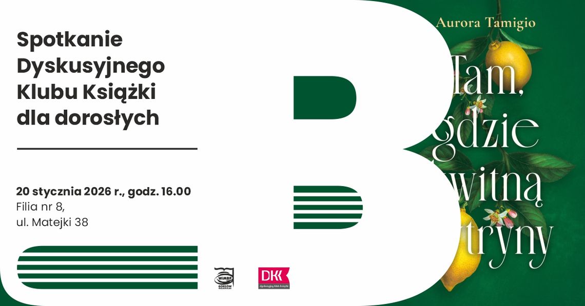 Spotkanie Dyskusyjnego Klubu Książki dla dorosłych