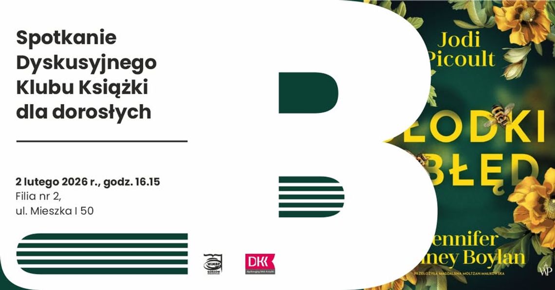 Spotkanie Dyskusyjnego Klubu Książki dla dorosłych Spotkanie Dyskusyjnego Klubu Książki dla dorosłych