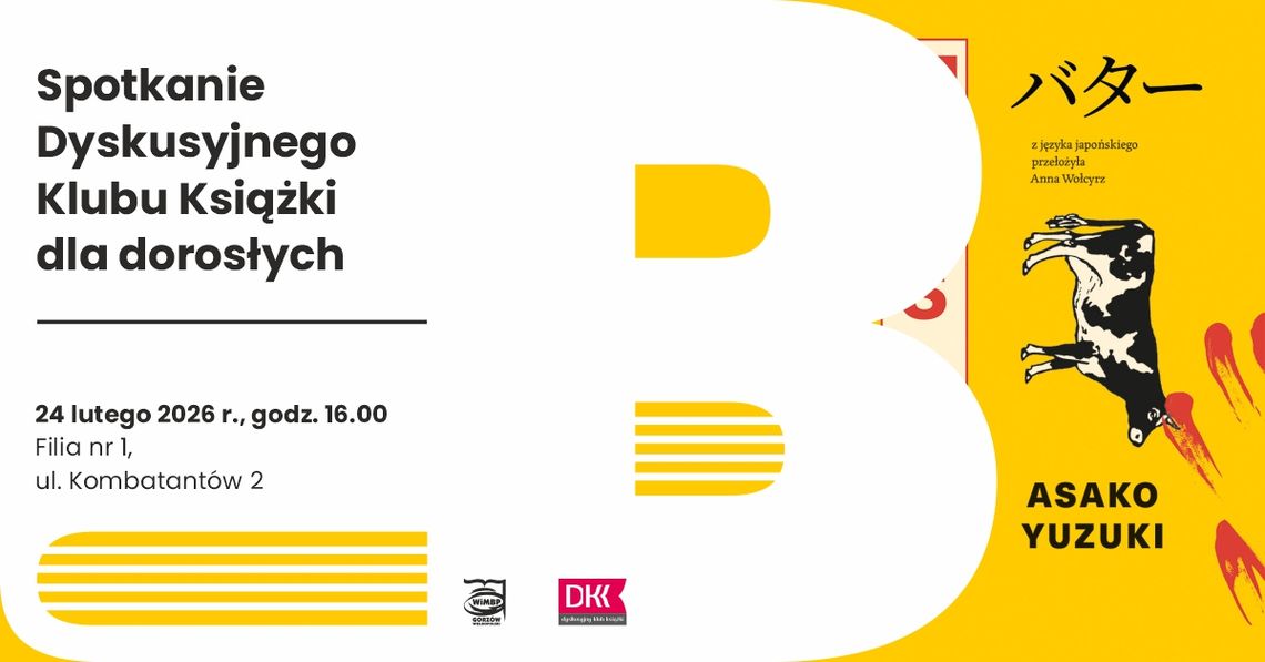 Spotkanie Dyskusyjnego Klubu Książki dla dorosłych