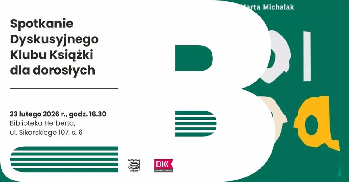 Spotkanie Dyskusyjnego Klubu Książki dla dorosłych Spotkanie Dyskusyjnego Klubu Książki dla dorosłych