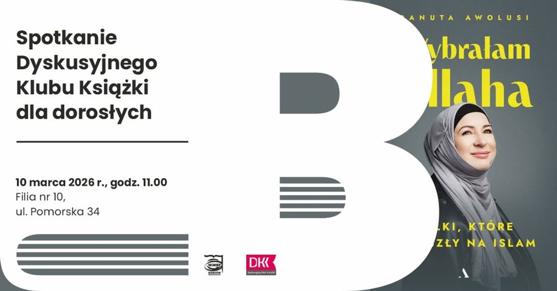 Spotkanie Dyskusyjnego Klubu Książki dla dorosłych