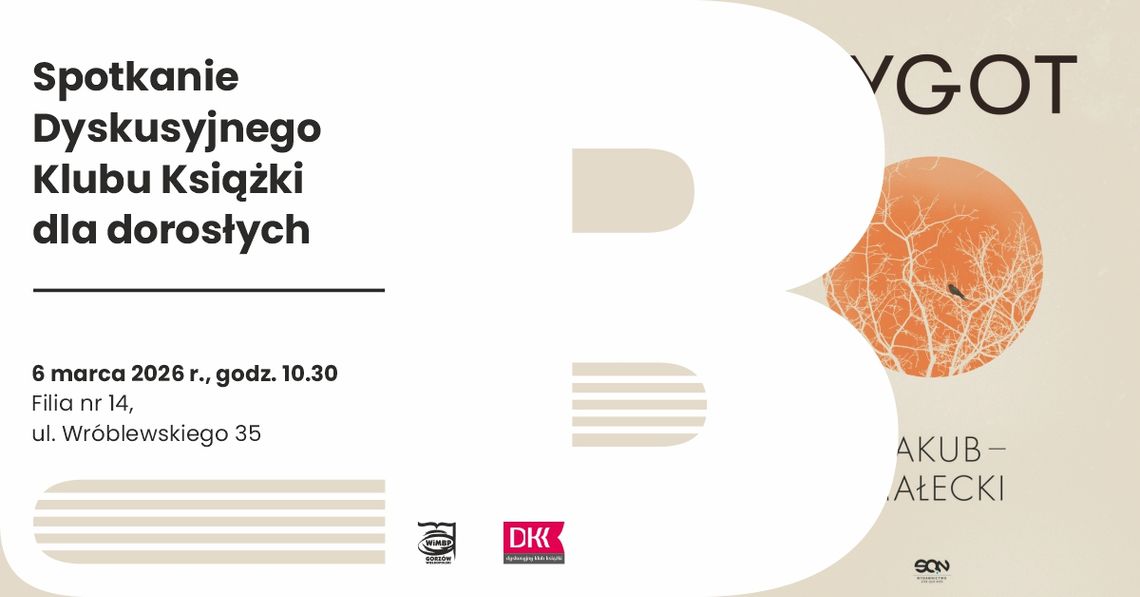 Spotkanie Dyskusyjnego Klubu Książki dla dorosłych Spotkanie Dyskusyjnego Klubu Książki dla dorosłych