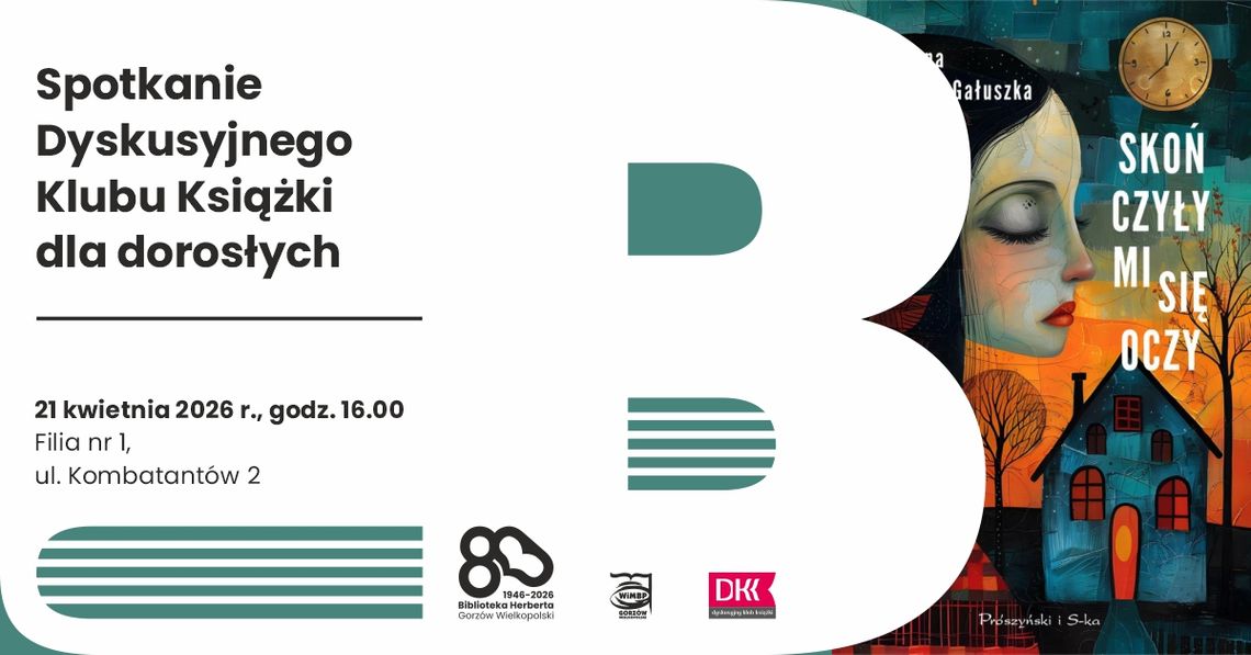 Spotkanie Dyskusyjnego Klubu Książki dla dorosłych