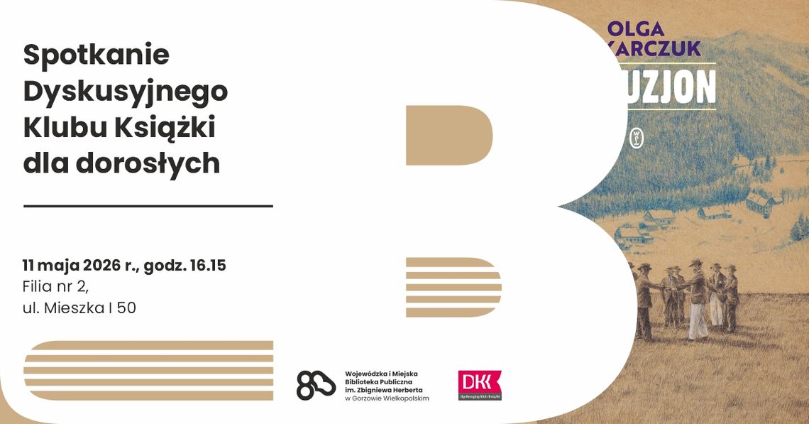 Spotkanie Dyskusyjnego Klubu Książki dla dorosłych