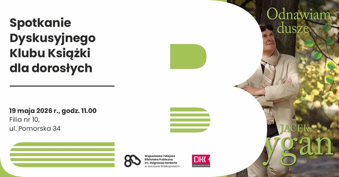 Spotkanie Dyskusyjnego Klubu Książki dla dorosłych