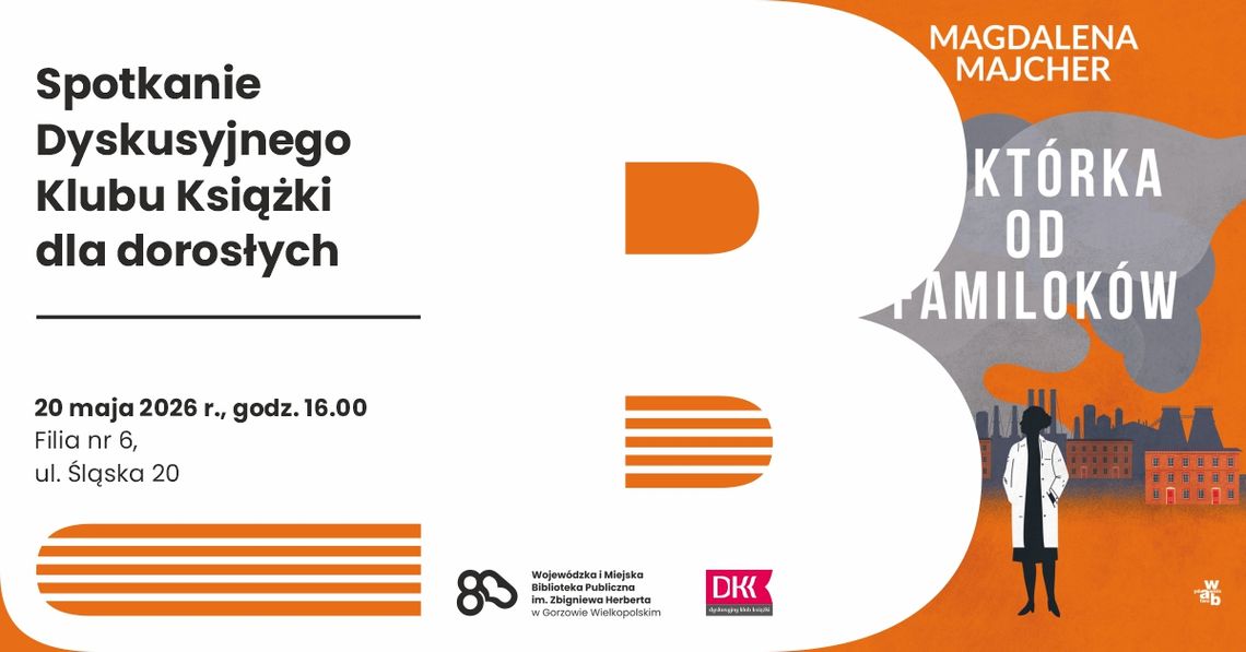 Spotkanie Dyskusyjnego Klubu Książki dla dorosłych