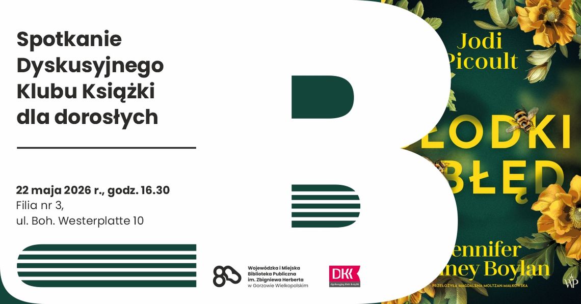 Spotkanie Dyskusyjnego Klubu Książki dla dorosłych