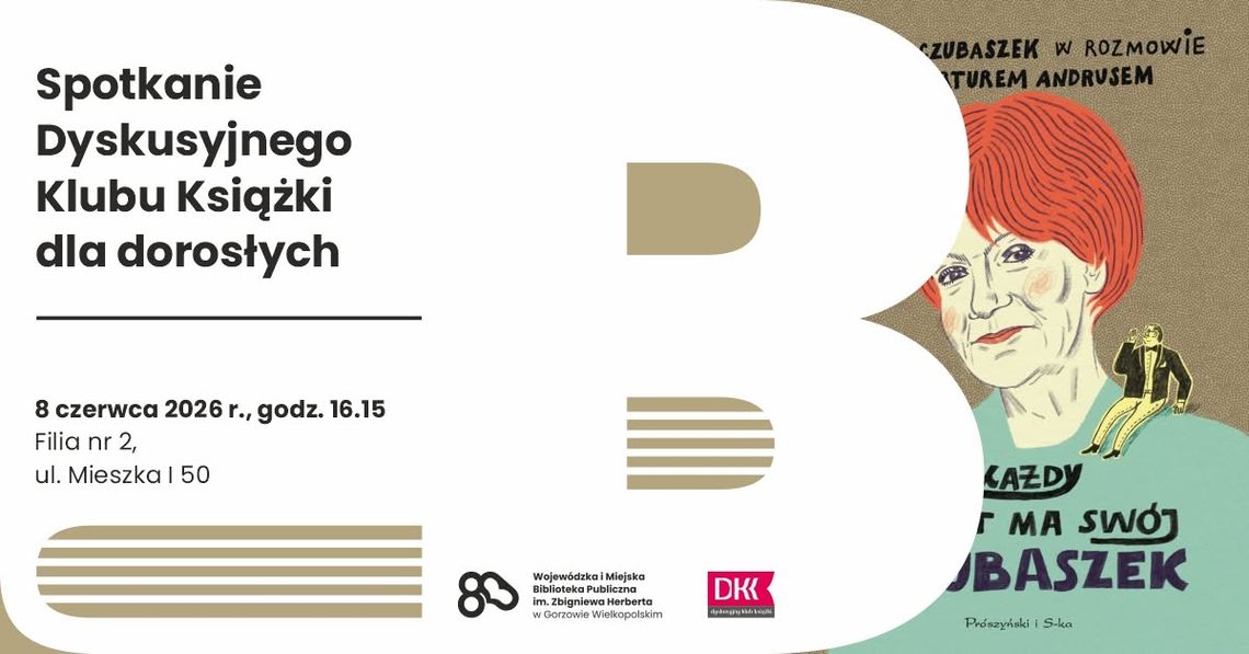 Spotkanie Dyskusyjnego Klubu Książki dla dorosłych Spotkanie Dyskusyjnego Klubu Książki dla dorosłych