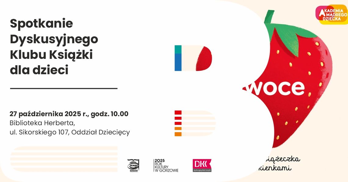 Spotkanie Dyskusyjnego Klubu Książki dla dzieci