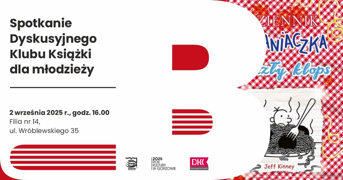 Spotkanie Dyskusyjnego Klubu Książki dla młodzieży Spotkanie Dyskusyjnego Klubu Książki dla młodzieży