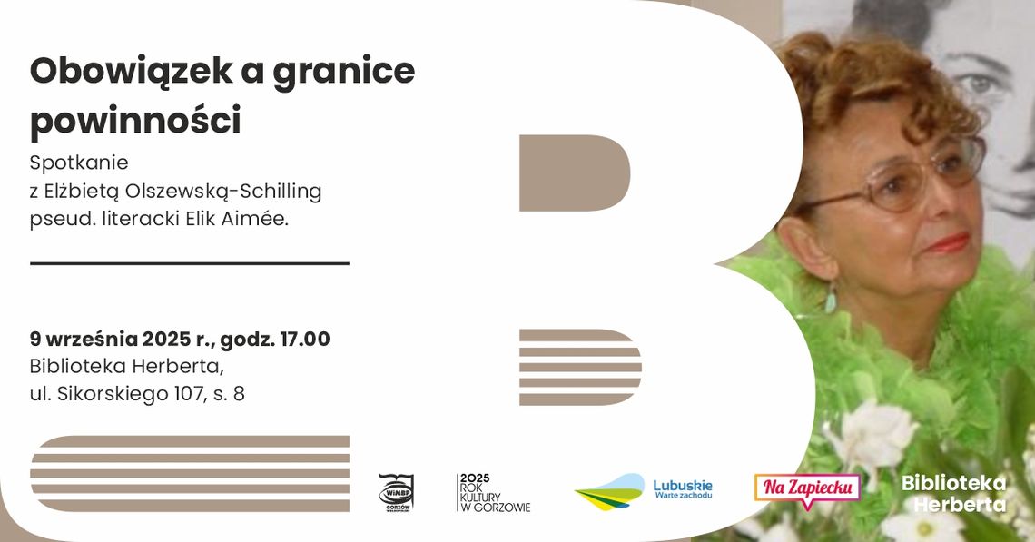 Spotkanie z Elżbietą Olszewską-Schilling Spotkanie z Elżbietą Olszewską-Schilling