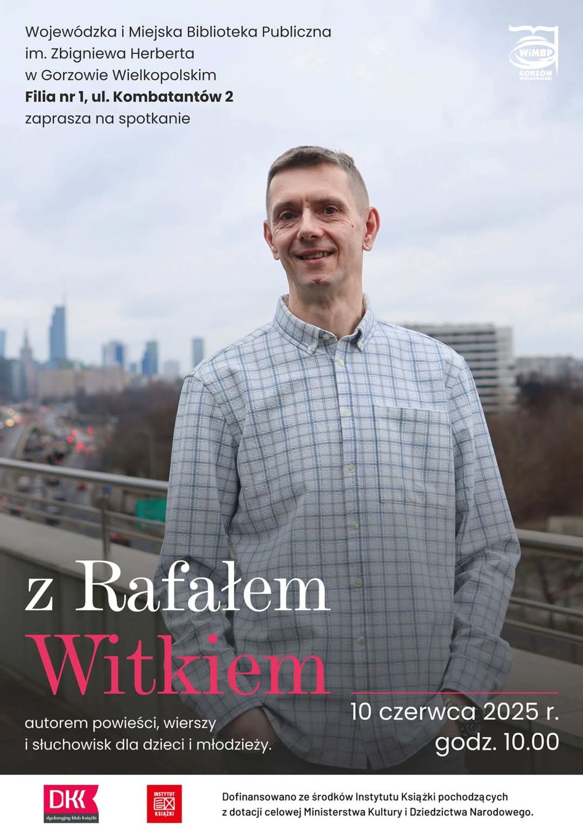 Spotkanie z Rafałem Witkiem – autorem książek dla dzieci i młodzieży Spotkanie z Rafałem Witkiem – autorem książek dla dzieci i młodzieży