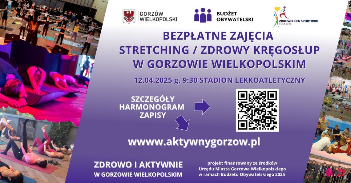 Stretching / zdrowy kręgosłup - bezpłatne zajęcia sportowe Stretching / zdrowy kręgosłup - bezpłatne zajęcia sportowe
