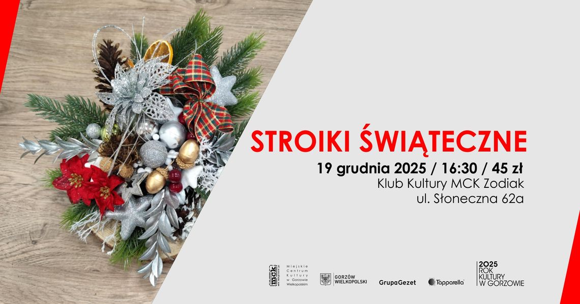 Stroiki świąteczne - warsztaty dla dorosłych Stroiki świąteczne - warsztaty dla dorosłych