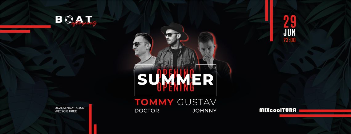 Summer Opening - Tommy Gustav