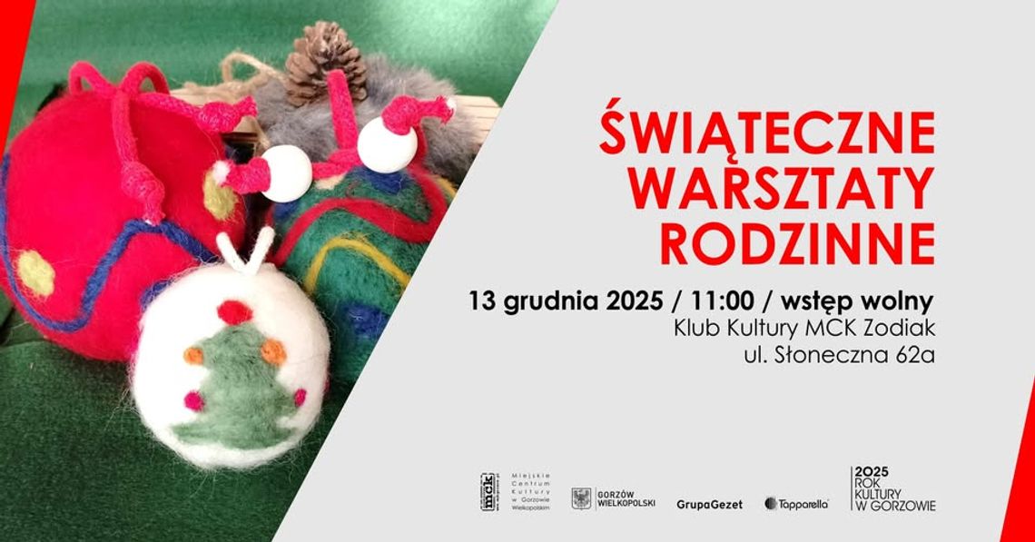Świąteczne warsztaty rodzinne