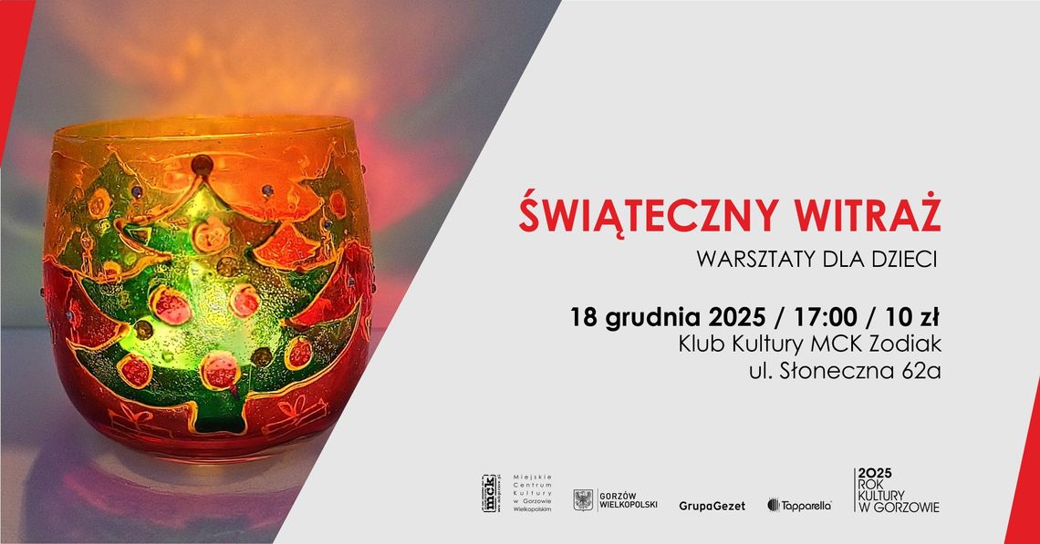 Świąteczny witraż - warsztaty dla dzieci Świąteczny witraż - warsztaty dla dzieci