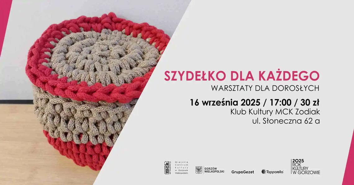 Szydełko dla każdego – warsztaty dla dorosłych Szydełko dla każdego – warsztaty dla dorosłych