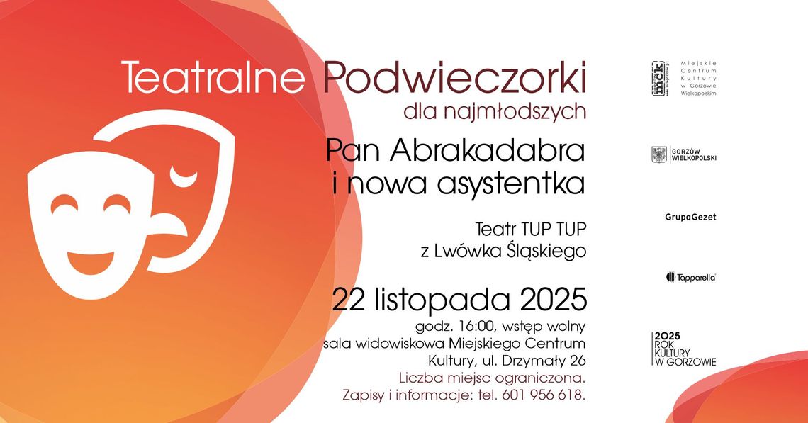 Teatralne Podwieczorki dla najmłodszych - Pan Abrakadabra i nowa asystentka