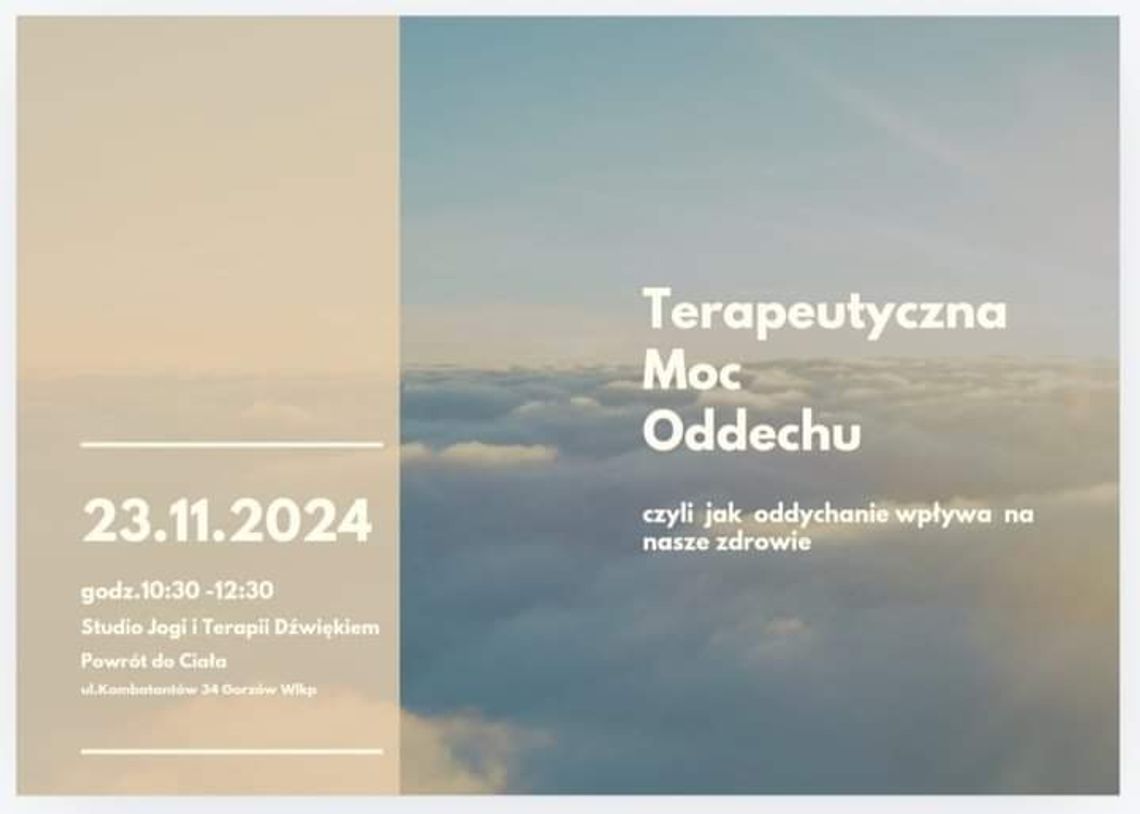 Terapeutyczna moc oddechu