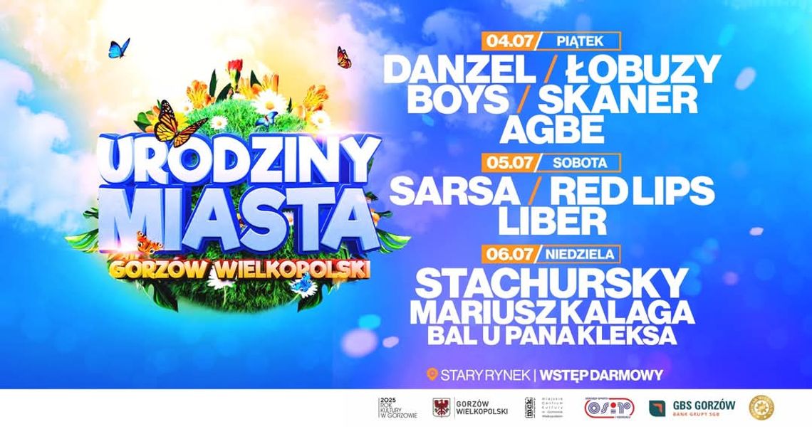 Urodziny Miasta Gorzowa 2025 Urodziny Miasta Gorzowa 2025