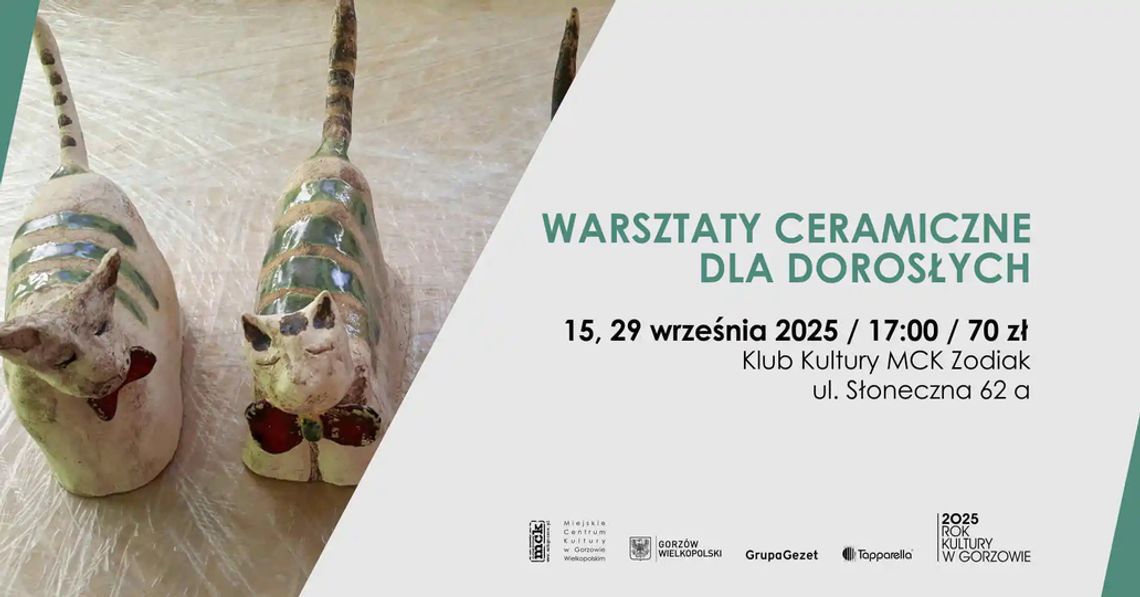 Warsztaty ceramiczne dla dorosłych Warsztaty ceramiczne dla dorosłych