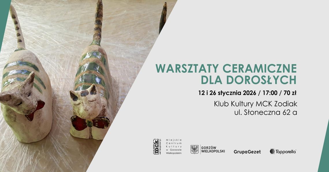 Warsztaty ceramiczne dla dorosłych Warsztaty ceramiczne dla dorosłych