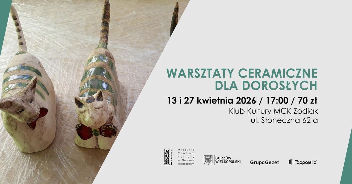 Warsztaty ceramiczne dla dorosłych Warsztaty ceramiczne dla dorosłych
